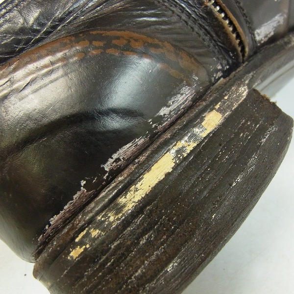 実際に弊社で買取させて頂いたMIHARA YASUHIRO/ミハラヤスヒロ 炙り出しサイドジップシューズ/26の画像 7枚目