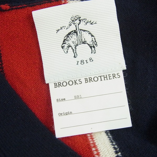 実際に弊社で買取させて頂いたBROOKS BROTHERS/ブルックスブラザーズ×THOM BROWNE/トムブラウン レディースカーディガン /BB1の画像 2枚目