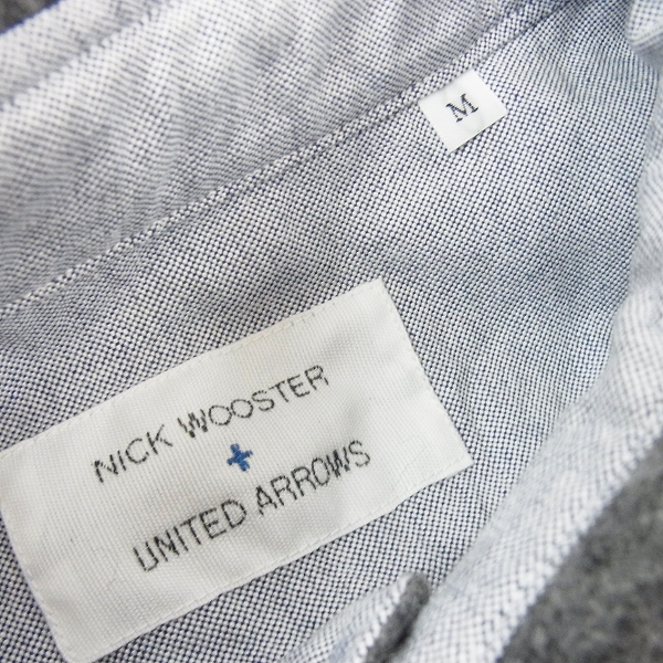 実際に弊社で買取させて頂いたNICK WOOSTER×UNITED ARROWS/ニックウースター×ユナイテッドアローズ クレリックシャツ/Mの画像 2枚目