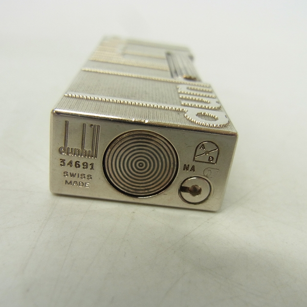 実際に弊社で買取させて頂いたdunhill/ダンヒル ローラーガスライター ロゴデザイン シルバー の画像 5枚目