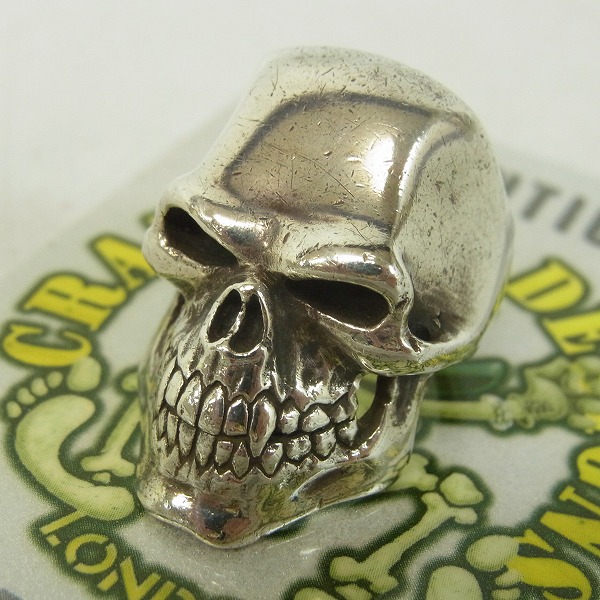 実際に弊社で買取させて頂いた【ギャラ付】CRAZY PIG/クレイジーピッグ #6 PSYCHO KILLER/サイコキラースカル リング 15号