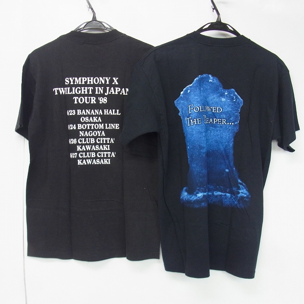 実際に弊社で買取させて頂いたCHILDREN OF BODOM/Symphony X バンドTシャツ 計2点セットの画像 1枚目