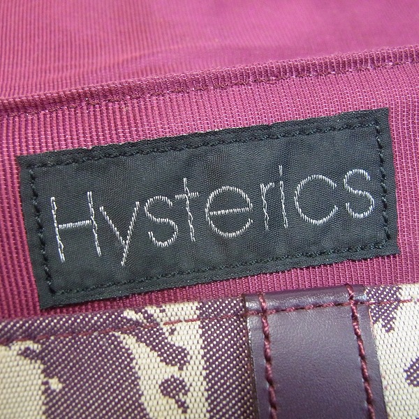 実際に弊社で買取させて頂いたHYSTERICS/ヒステリックス ガール/ロゴ ハンドバッグの画像 5枚目