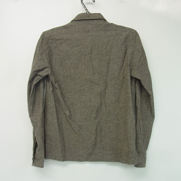 実際に弊社で買取させて頂いたCRIMIE/クライミー 長袖ワークシャツ ブラウン Sの画像 1枚目