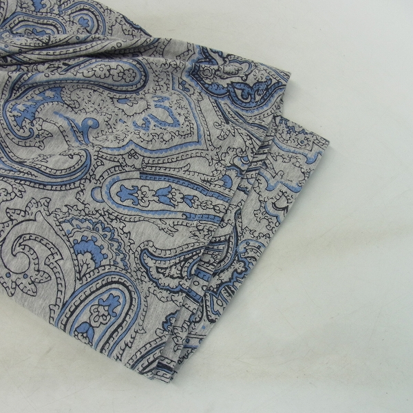 実際に弊社で買取させて頂いたETRO/エトロ 総柄 プリント Vネック 半袖 カットソー/Mの画像 5枚目