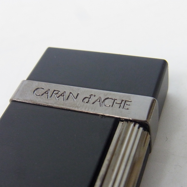実際に弊社で買取させて頂いたCARAN d'ACHE/カランダッシュ 30 フリント式ガスライター ブラックマット/CD30の画像 5枚目