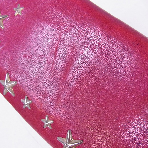 実際に弊社で買取させて頂いたJIMMY CHOO/ジミーチュウ スター スタッズ 長財布の画像 8枚目