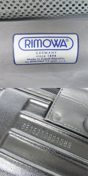 実際に弊社で買取させて頂いたRIMOWA/リモワ SALSAサルサ 35L 2輪キャリーケース/851.52 の画像 5枚目