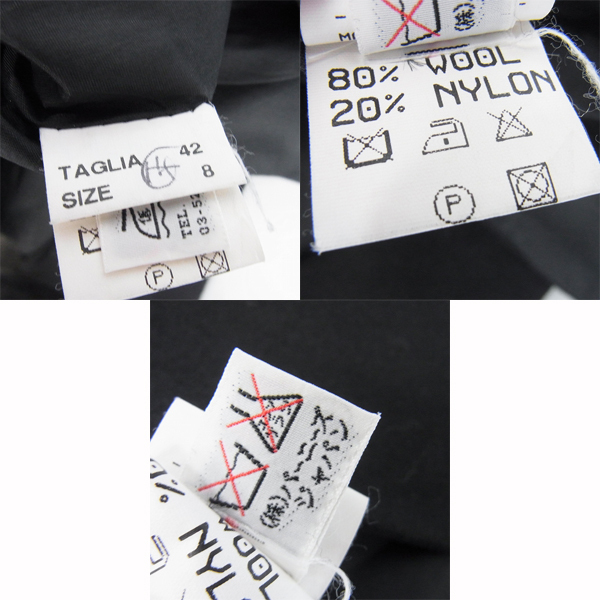 実際に弊社で買取させて頂いたBARNEYS NEW YORK/バーニーズニューヨーク 3Bセットアップスーツ/42の画像 3枚目