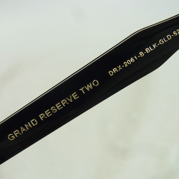 実際に弊社で買取させて頂いたDITA/ディータ GRAND RESERVE TWO メガネフレーム DRX-2061-B-BLK-GLD-52の画像 5枚目