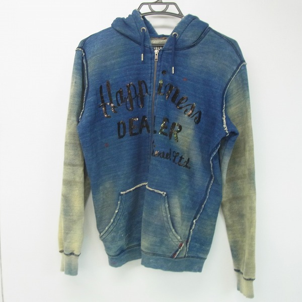 DIESEL/ディーゼル USED加工 HAPPINESS DEALER ジップアップ