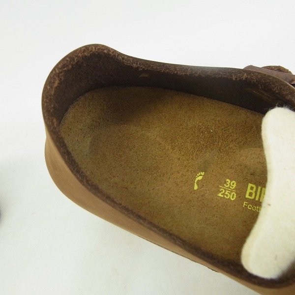 実際に弊社で買取させて頂いたBIRKENSTOCK LONDON /ビルケンシュトック ロンドン ブラウン/アイボリー166573/25の画像 4枚目