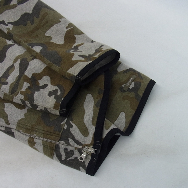 実際に弊社で買取させて頂いたSOPHNET/ソフネット 迷彩/カモフラ柄 ダブルジップパーカー Mの画像 5枚目