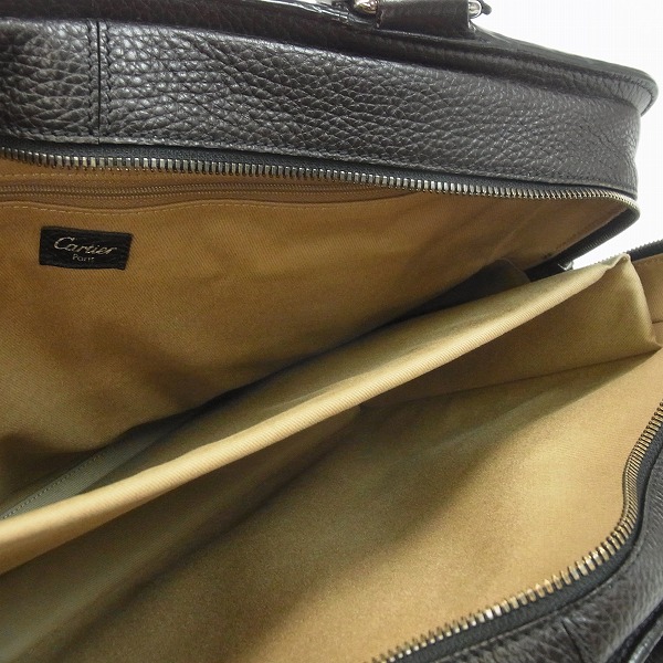 実際に弊社で買取させて頂いたCartier/カルティエ セリエ ドゥ 2WAY ブリーフケース/ビジネスバッグの画像 4枚目