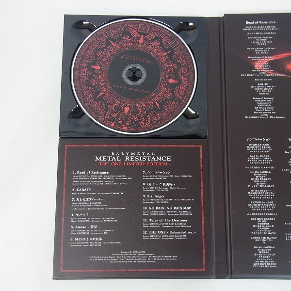 実際に弊社で買取させて頂いたBABYMETAL/ベビーメタル METAL RESISTANCE THE ONE LIMITED EDITION CD/ブルーレイ【動作未確認】の画像 3枚目