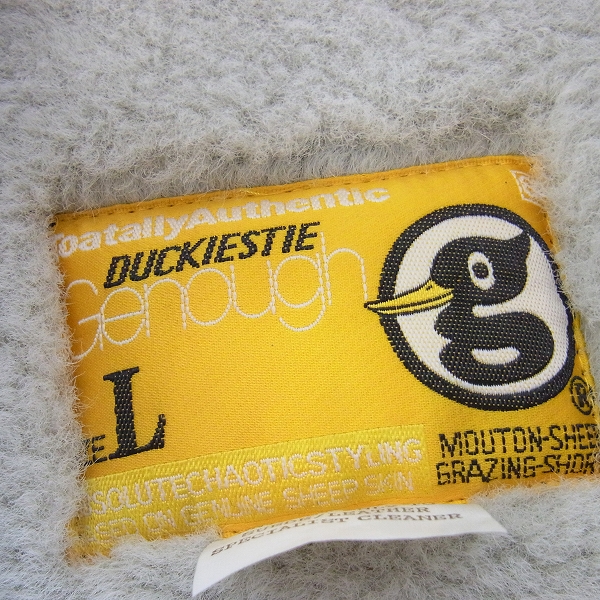 実際に弊社で買取させて頂いたgood enough/グッドイナフ シープスキン ムートンコート/Lの画像 2枚目