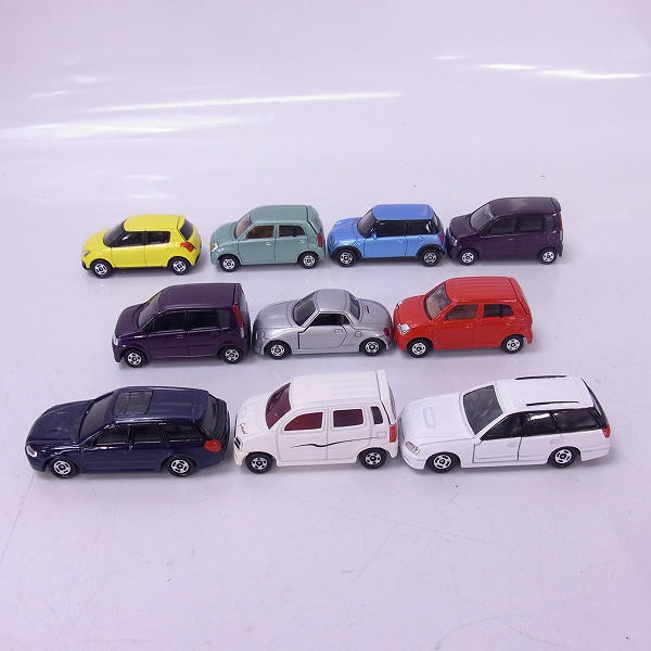 実際に弊社で買取させて頂いたトミカ スズキ スイフトスポーツ/ダイハツ ムーヴカスタム/スバル レガシィ/ミニクーパー等 10点セットの画像 3枚目