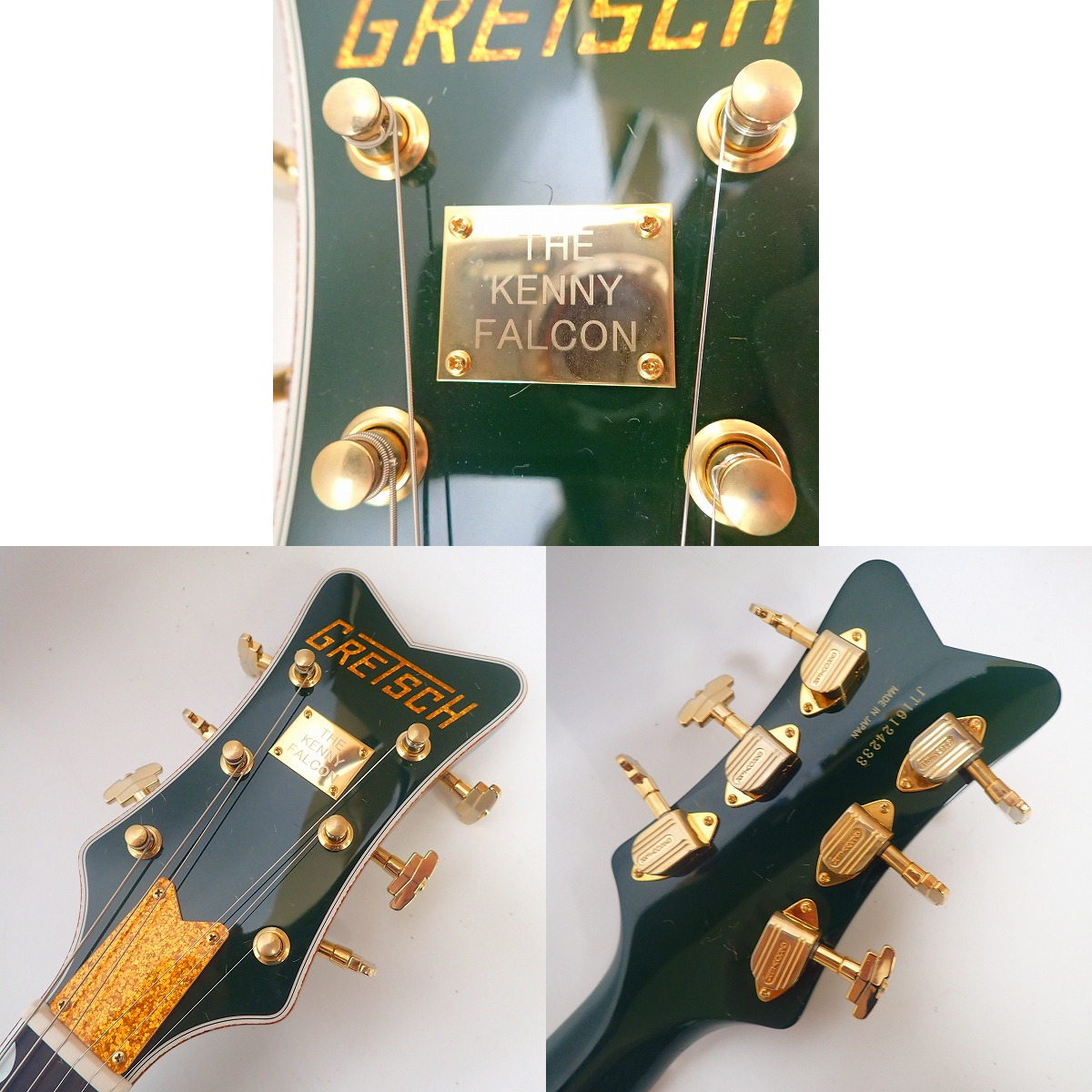 実際に弊社で買取させて頂いた★GRETSCH/グレッチ 横山健モデル エレキギター G6136T-KF FSR KENNY FALCON 鑑定証付きの画像 1枚目