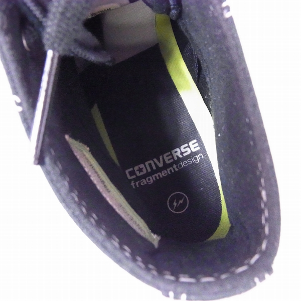 実際に弊社で買取させて頂いたFragment design×Converse/フラグメントデザイン×コンバース Chuck Taylor All Star II Hi 156730C/27の画像 4枚目