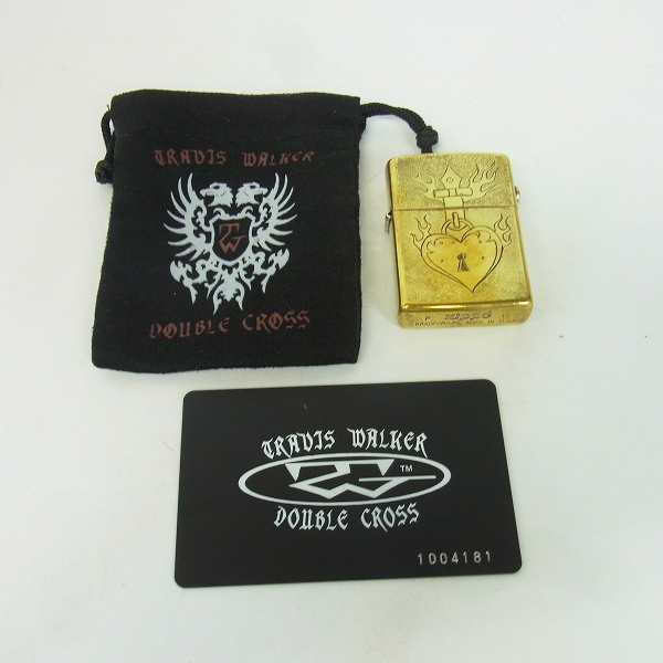 実際に弊社で買取させて頂いたTRAVIS WALKER/トラヴィスワーカー ZIPPO/ジッポー カスタム 彫刻/16年製の画像 8枚目