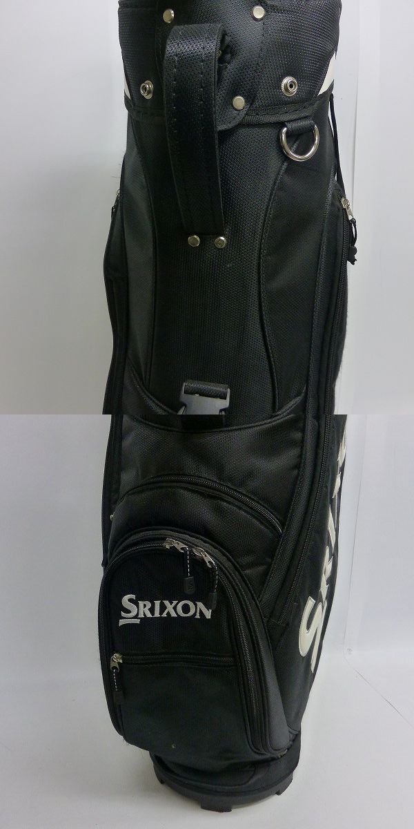 実際に弊社で買取させて頂いた★DUNLOP/ダンロップ キャディバック SRIXON GGC-9008 8.5型 ブラックの画像 5枚目