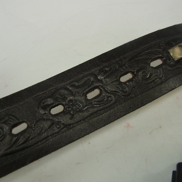 実際に弊社で買取させて頂いたTENDERLOIN×HTC×PORTER/テンダーロイン T-STUD BELT スタッズベルト ブラック×グリーン/32の画像 7枚目