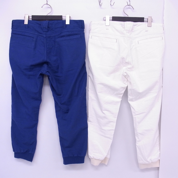 実際に弊社で買取させて頂いたBLUE BLUE/ブルーブルー コットン イージーパンツ 2/2点セットの画像 1枚目