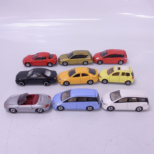 実際に弊社で買取させて頂いたトミカ ポルシェ ボクスター/日産 グロリア/マツダ RX-8/MPV/三菱 グランディス等 9点セットの画像 3枚目