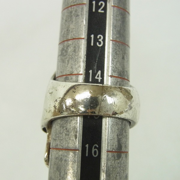 実際に弊社で買取させて頂いた【ギャラ付】CRAZY PIG/クレイジーピッグ #6 PSYCHO KILLER/サイコキラースカル リング 15号の画像 6枚目