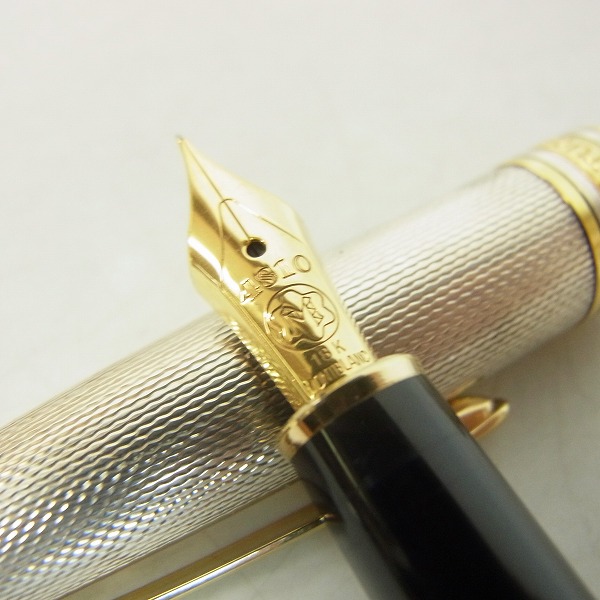 実際に弊社で買取させて頂いたMONTBLANC/モンブラン MEISTERSTUCK/マイスターシュテュック  ペン先 18K 750 /925 万年筆