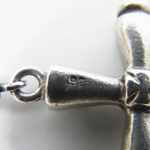 実際に弊社で買取させて頂いたLoree Rodkin/ローリーロドキン チューブクロスペンダント w/ストーンの画像 4枚目