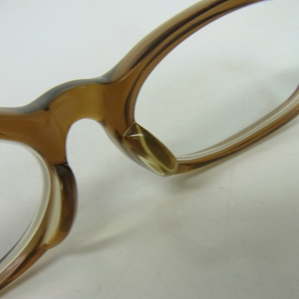 実際に弊社で買取させて頂いた泰八郎謹製/タイハチロウキンセイ フルリム 眼鏡/メガネフレームの画像 4枚目