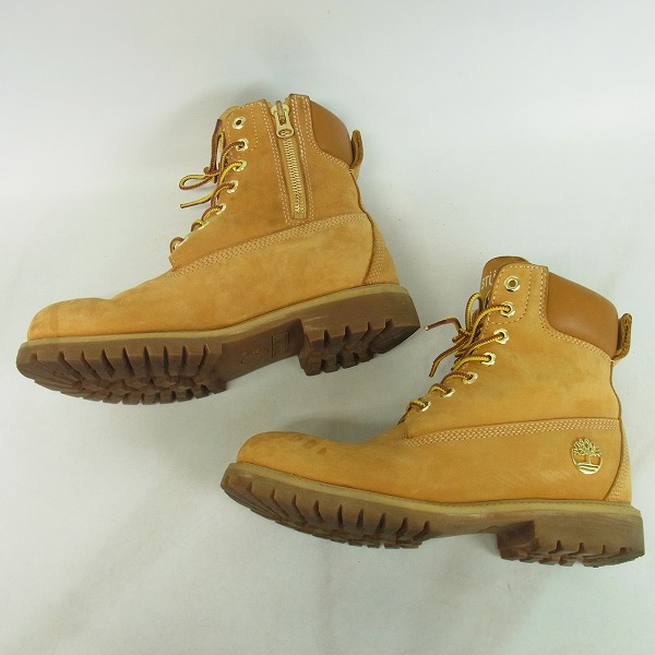 実際に弊社で買取させて頂いたTimberland×STUSSY/ティンバーランド×ステューシー レザー ブーツ 6129A/27の画像 3枚目