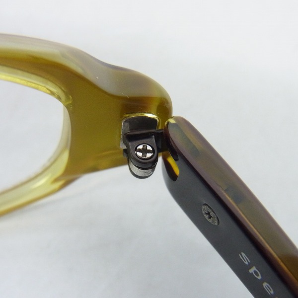 実際に弊社で買取させて頂いたspec espace/スペックエスパス 眼鏡/メガネフレーム チタン/チタニウム Col.233 ES-5401の画像 5枚目