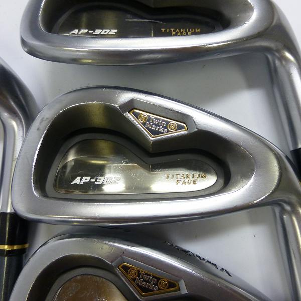 実際に弊社で買取させて頂いた★HONMA/本間ゴルフ アイアン7本セット Twin Marks AP-302 Rフレックスの画像 2枚目