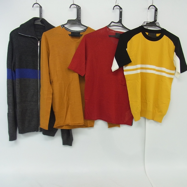 実際に弊社で買取させて頂いたDIESEL BLACK GOLD/ディーゼルブラックゴールド 半袖 長袖 シャツ タートルネック S×3 M×1/4点セット