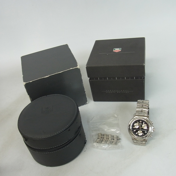 実際に弊社で買取させて頂いたTAG Heuer/タグホイヤー 6000シリーズ ミカ・ハッキネンモデル 2000本限定 クロノグラフ 腕時計 CH1114【動作未確認】   の画像 6枚目