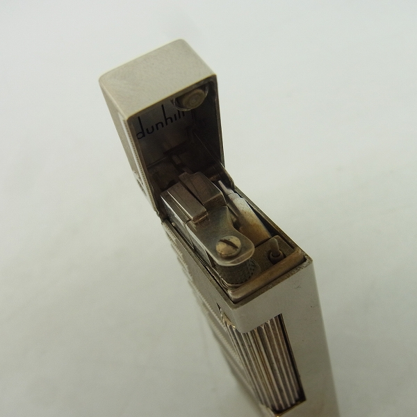 実際に弊社で買取させて頂いたdunhill/ダンヒル ローラーガスライター ロゴデザイン シルバー の画像 4枚目