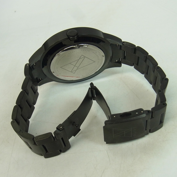 実際に弊社で買取させて頂いたALIVE ATHLETICS/アライブアスレティ 腕時計 クオーツ hhat578 ブラックの画像 2枚目
