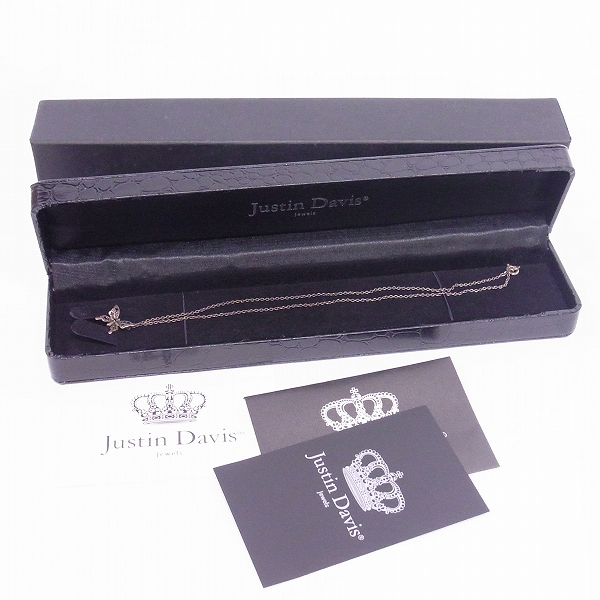 実際に弊社で買取させて頂いた【証明書】Justin Davis/ジャスティンデイビス Monarch Necklace/モナークネックレス SNJ495の画像 6枚目