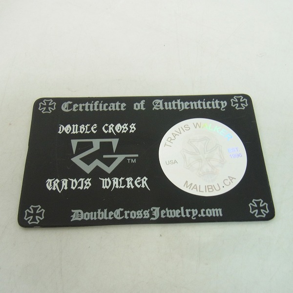 実際に弊社で買取させて頂いたTRAVIS WALKER/トラヴィスワーカー ガーゴイル ダブルクロスペンダントの画像 5枚目