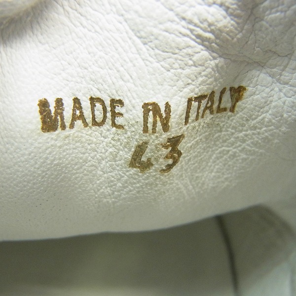 実際に弊社で買取させて頂いたJIMMY CHOO/ジミーチュウ GRIFFIN タッセルスリッポン/レザースニーカー 43の画像 5枚目