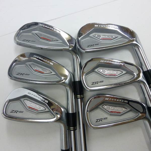 実際に弊社で買取させて頂いた★Dunlop/ダンロップ フォージドアイアン6本セット SRIXON ZR-800 S200フレックスの画像 1枚目