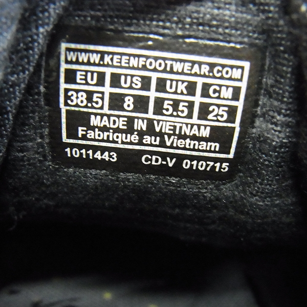 実際に弊社で買取させて頂いたKEEN/キーン REISEN LACE スニーカー 1011443/25の画像 5枚目