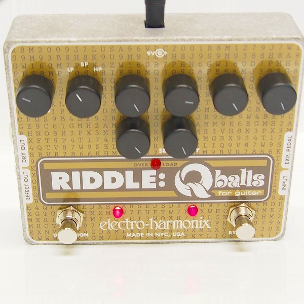 実際に弊社で買取させて頂いた【動作確認済】electro-harmonix/エレクトロハーモニクス Riddle: Q-Balls ギター用エンベロープ・フィルター エフェクターの画像 1枚目