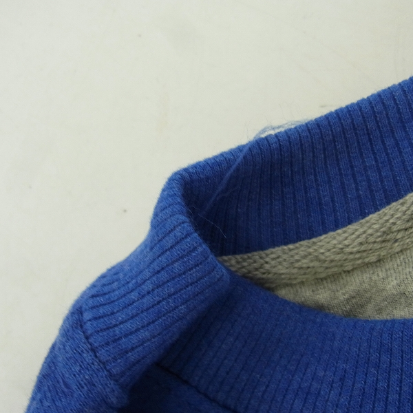 実際に弊社で買取させて頂いた【未使用】Champion/チャンピオン エコフリース/裏起毛 FUTURE FRIENDLY トレーナー/スウェット ブラウン/ブルー 4XL 2点セットの画像 5枚目