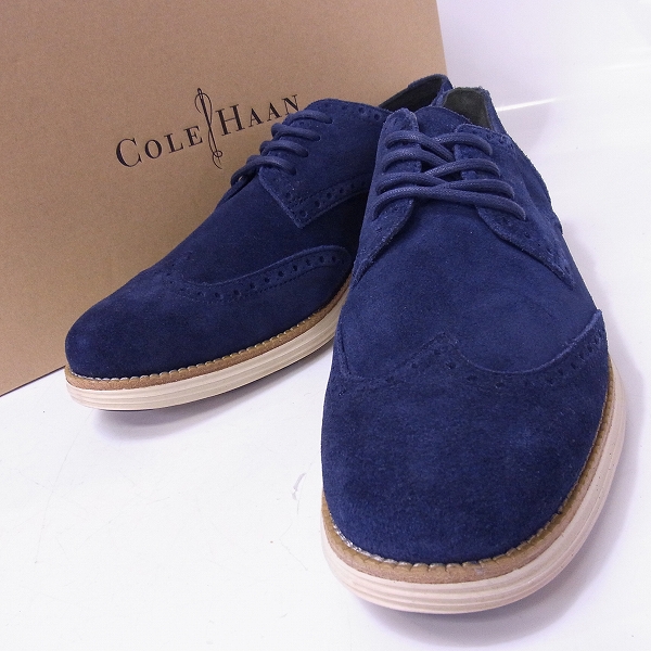 実際に弊社で買取させて頂いたCOLE HAAN/コールハーン ルナグランド ウイングチップ スエードレザー C10227/8.5