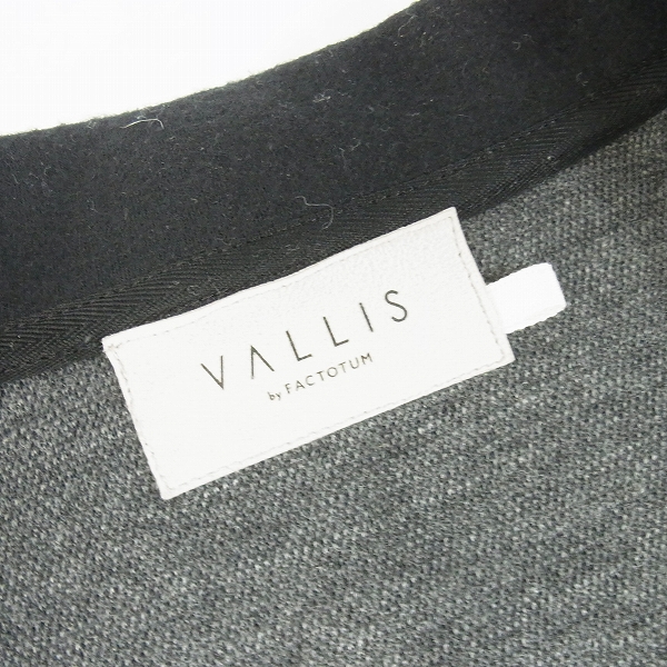 実際に弊社で買取させて頂いたVALLIS by FACTOTUM/ファクトタム ブロックチェック ジャケット/スウェット/パンツ セットアップ/46の画像 2枚目