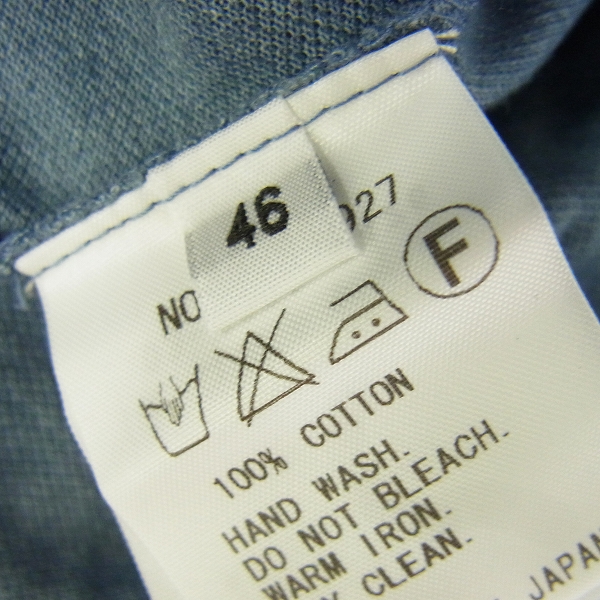 実際に弊社で買取させて頂いたFACTOTUM/ファクトタム ACTIVITY 薄手コットンジャケット/46/2点セットの画像 3枚目