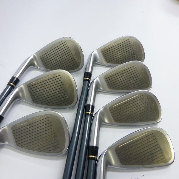 実際に弊社で買取させて頂いた★HONMA/本間ゴルフ アイアン7本セット Twin Marks AP-302 Rフレックスの画像 3枚目